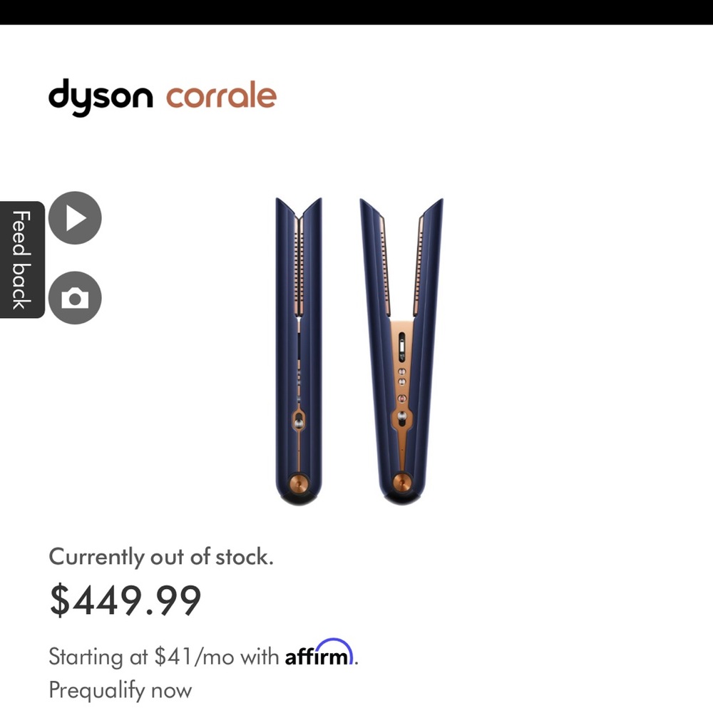 Dyson Corrale Refurbished - NIB